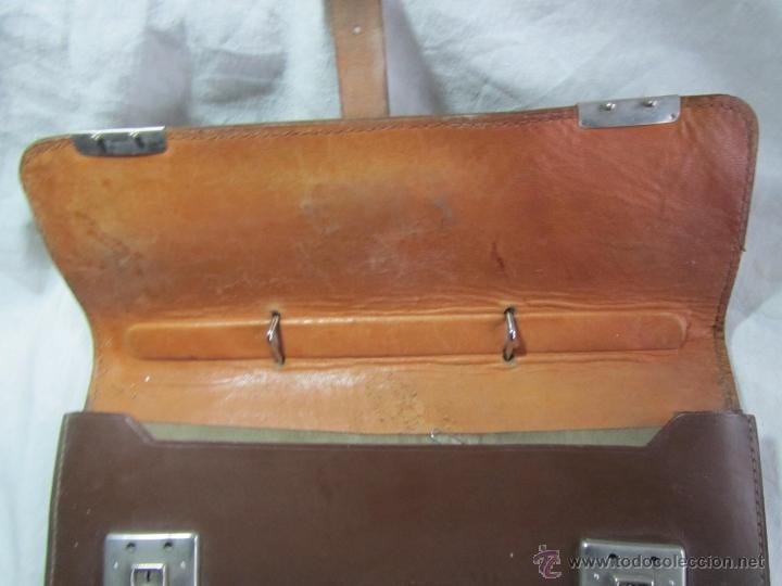 Vintage: Antigua cartera de cuero - Foto 11