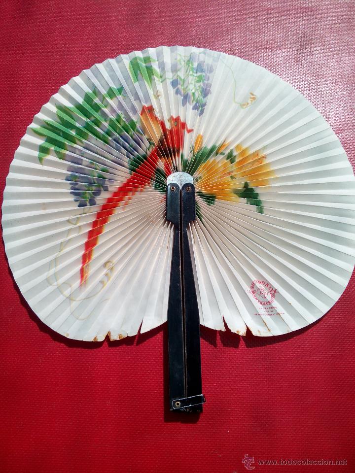 Vintage: Pai Pai Abanico plegable A&ntilde;os 70. Made in the people`s republic of china