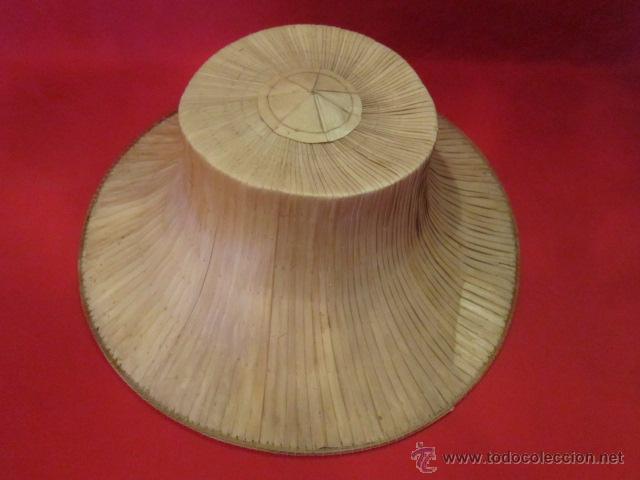 Vintage: Sombrero t&iacute;pico realizado en madera. - Foto 2