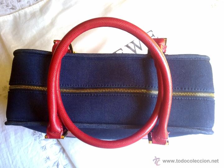 Maxi bolso sra loewe en tela vaquera, y piel en - Vendido en Subasta -  53448070