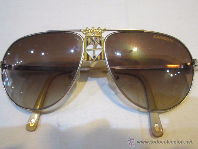 Vintage: Gafas de sol Carrera, con escudo identificar.13 x 5 cms. - Foto 1