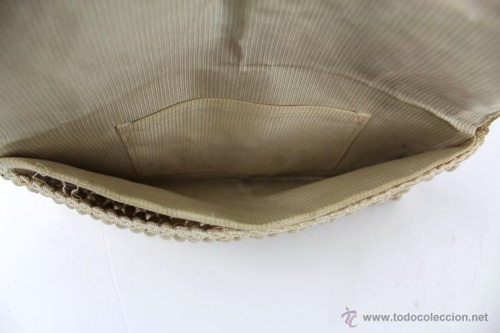 Vintage: BL-9. BOLSO DE MANO DE MACRAME A&Ntilde;OS 50. - Foto 4