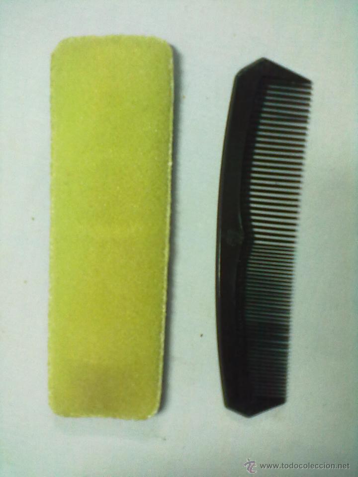 Vintage: PEINE EN SU FUNDA NEGRA - Foto 2