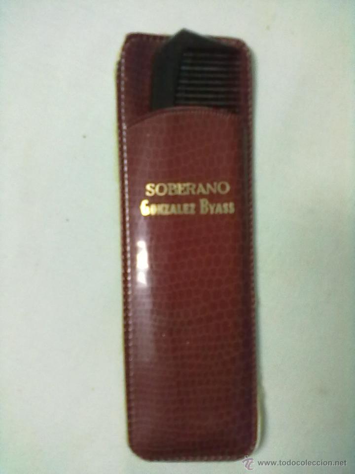 Vintage: PEINE EN SU FUNDA ROJA - Foto 1