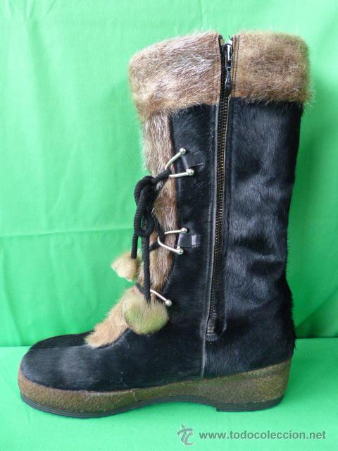 botas vintage de piel de foca y oveja - Comprar Complementos vintage en  todocoleccion - 53147589