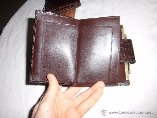 Vintage: ANTIGUA CARTERA DE PIEL - Foto 2