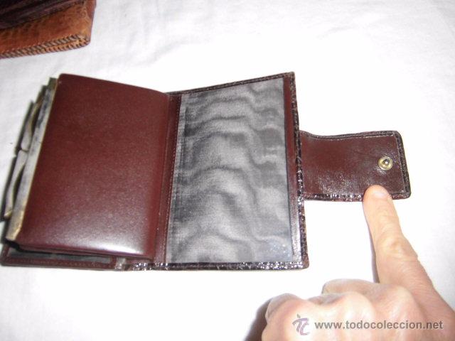 Vintage: ANTIGUA CARTERA DE PIEL - Foto 5