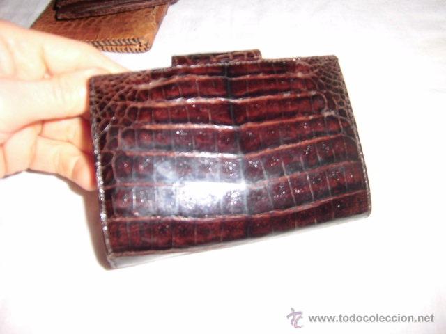Vintage: ANTIGUA CARTERA DE PIEL - Foto 6