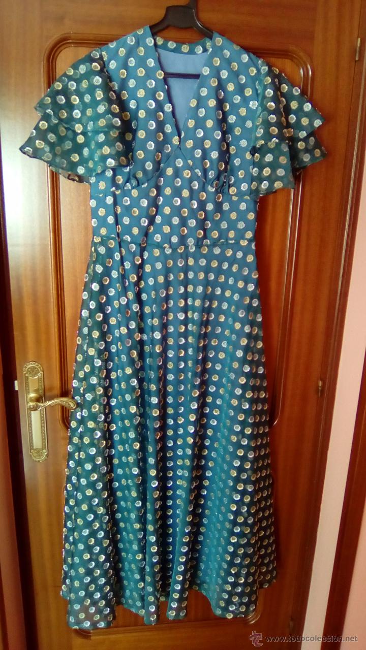 Vintage: VESTIDO CON FORRO DE LUNARES - Foto 2