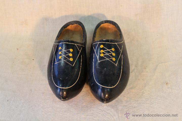 Vintage: ZUECOS DE MADERA - Foto 1
