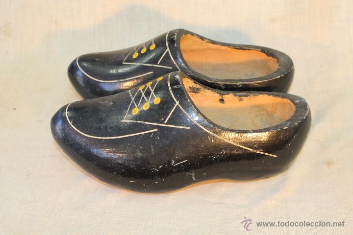 Vintage: ZUECOS DE MADERA - Foto 2