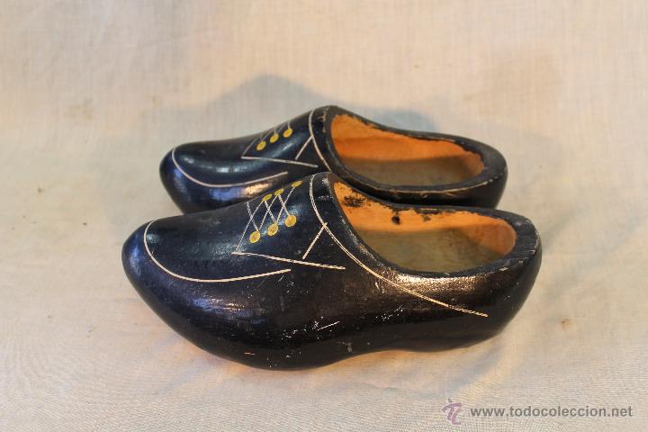 Vintage: ZUECOS DE MADERA - Foto 3