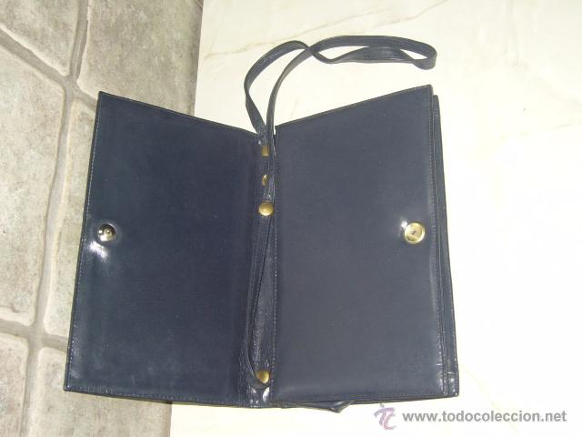 Vintage: BOLSO DE PIEL A&Ntilde;OS 70. - Foto 7