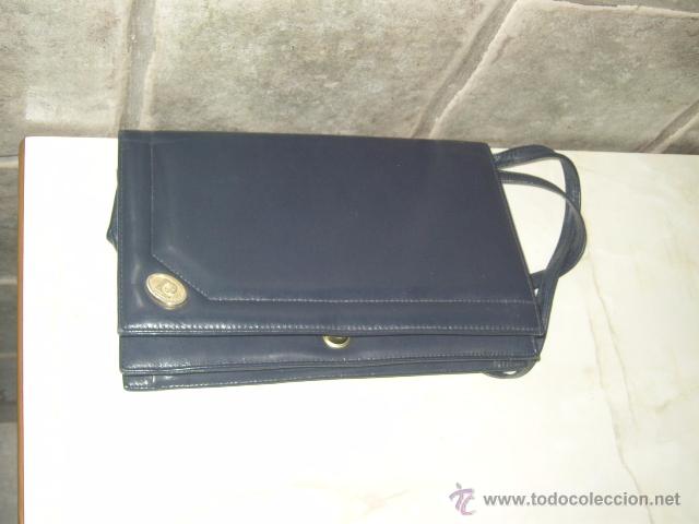 Vintage: BOLSO DE PIEL A&Ntilde;OS 70. - Foto 8