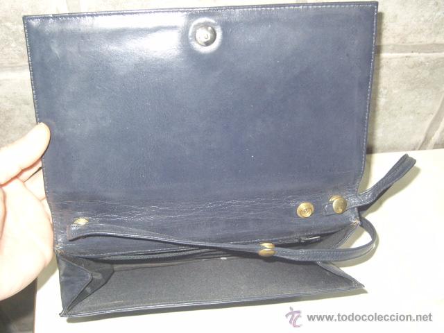 Vintage: BOLSO DE PIEL A&Ntilde;OS 70. - Foto 9