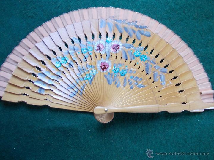 Vintage: Abanico pintado a mano - Foto 1