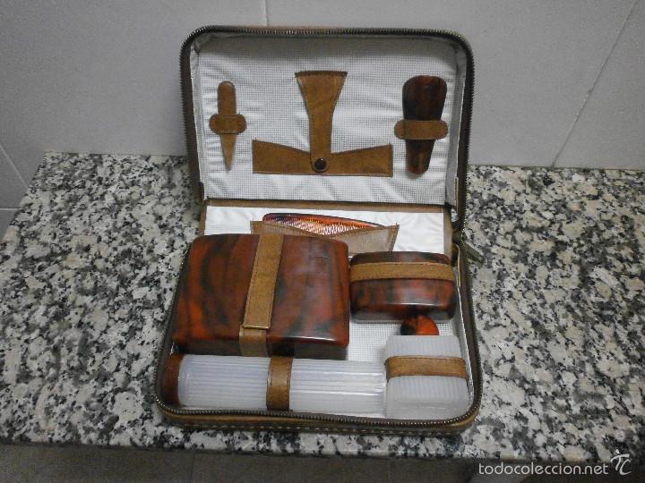 Vintage: MALETIN NECESER   DE VIAJE  DE CABALLLERO - Foto 1