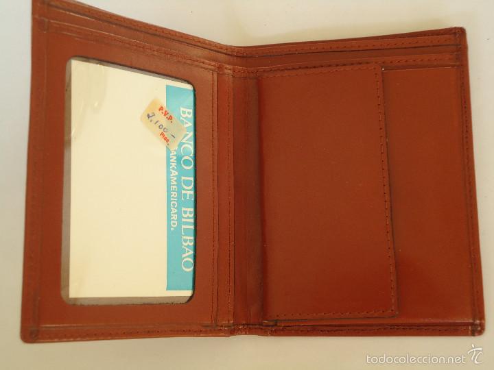 Vintage: CARTERA MODELO LIBANO EN PIEL. NUEVA - Foto 2