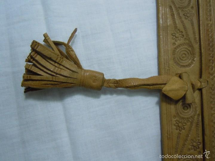 Vintage: BOLSO MARROQU&Iacute; DE PIEL - Foto 3