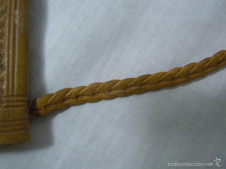Vintage: BOLSO MARROQU&Iacute; DE PIEL - Foto 4
