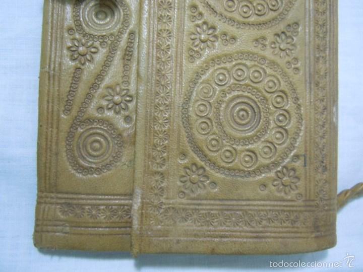Vintage: BOLSO MARROQU&Iacute; DE PIEL - Foto 5