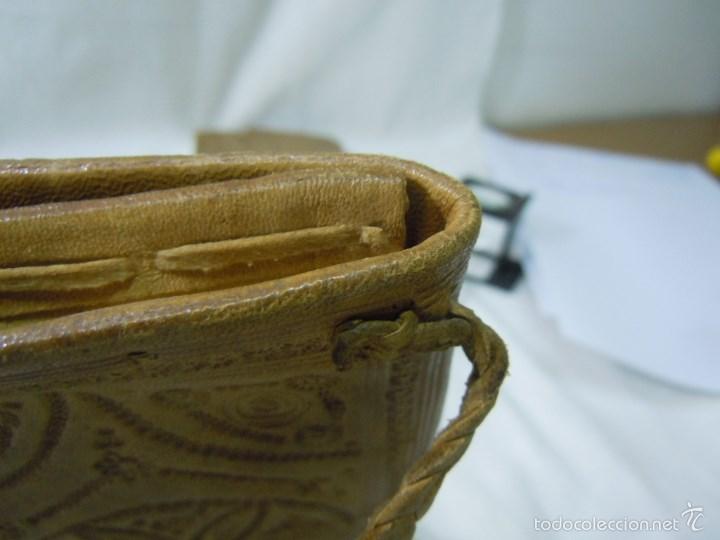 Vintage: BOLSO MARROQU&Iacute; DE PIEL - Foto 10