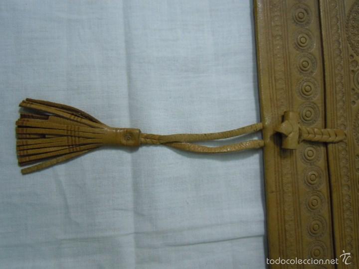 Vintage: BOLSO MARROQU&Iacute; DE PIEL - Foto 2
