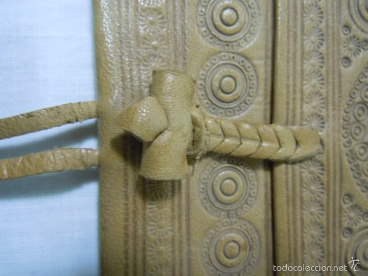 Vintage: BOLSO MARROQU&Iacute; DE PIEL - Foto 4