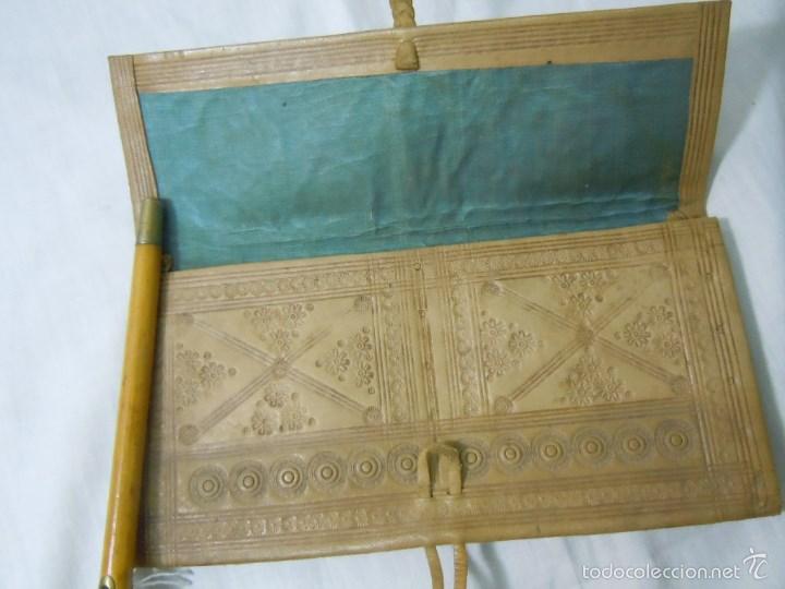 Vintage: BOLSO MARROQU&Iacute; DE PIEL - Foto 9