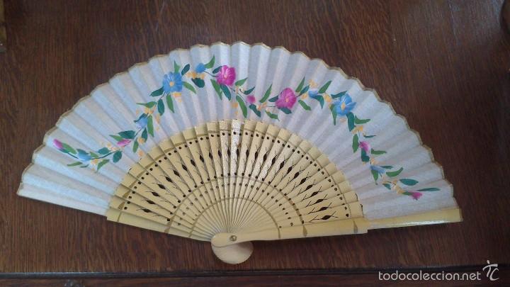 Vintage: abanico floreado - Foto 1