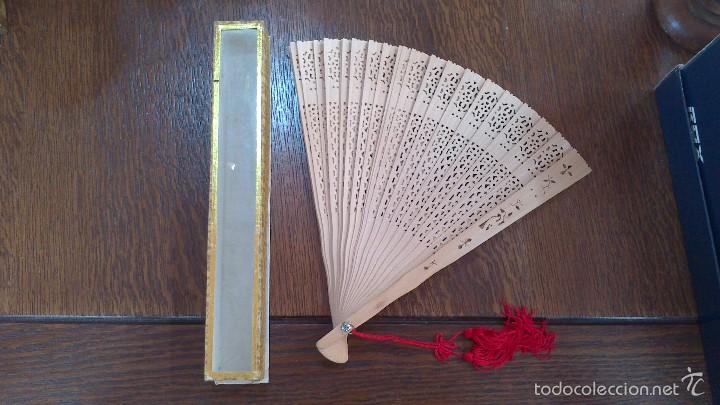 Vintage: abanico madera con caja incluida - Foto 3