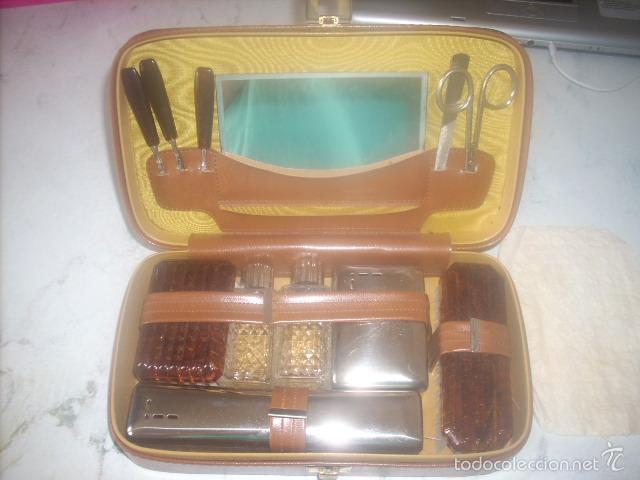 Vintage: Estuche de viaje de aseo, de se&ntilde;ora - Foto 1