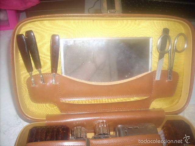 Vintage: Estuche de viaje de aseo, de se&ntilde;ora - Foto 4