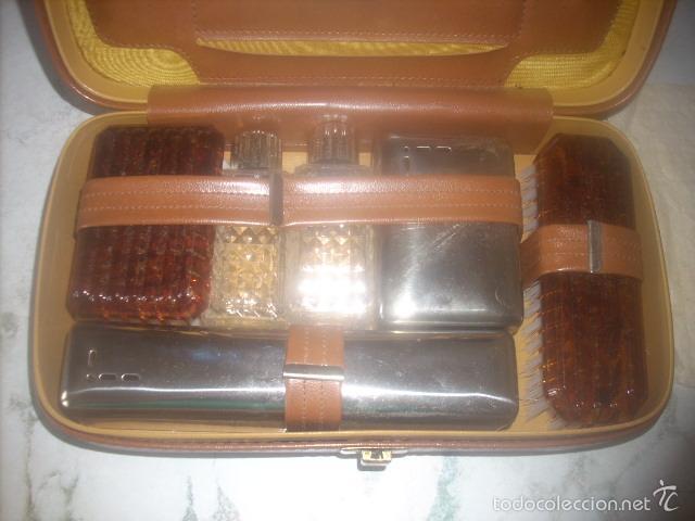 Vintage: Estuche de viaje de aseo, de se&ntilde;ora - Foto 5