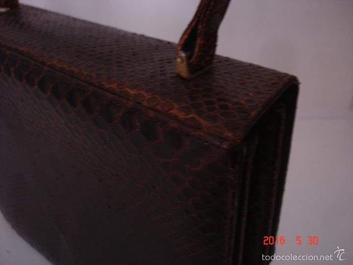 Vintage: BOLSO PIEL SERPIENTE - Foto 4