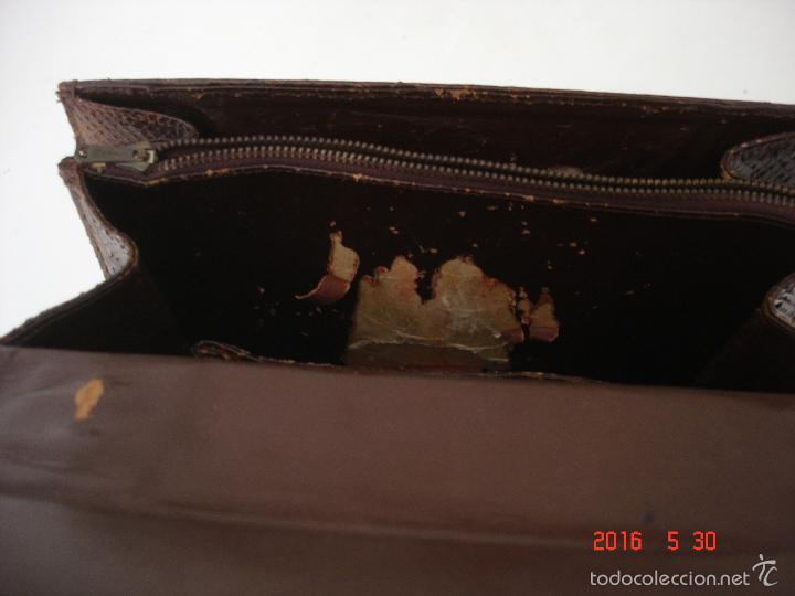 Vintage: BOLSO PIEL SERPIENTE - Foto 8