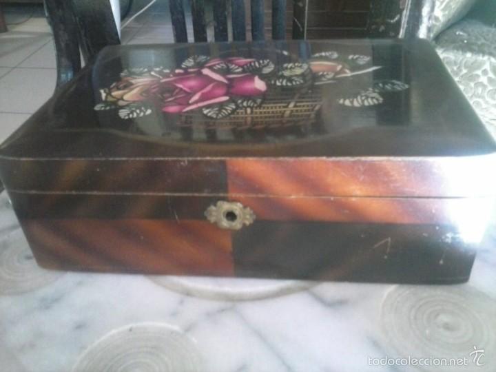 Vintage: CAJA DE MADERA RETRO. - Foto 3