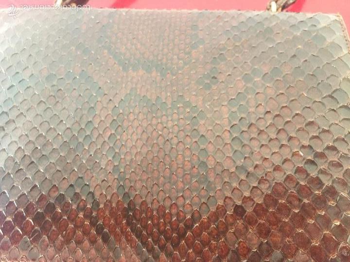 Vintage: BOLSO Y MONEDERO DE PIEL DE COCODRILO. - Foto 5