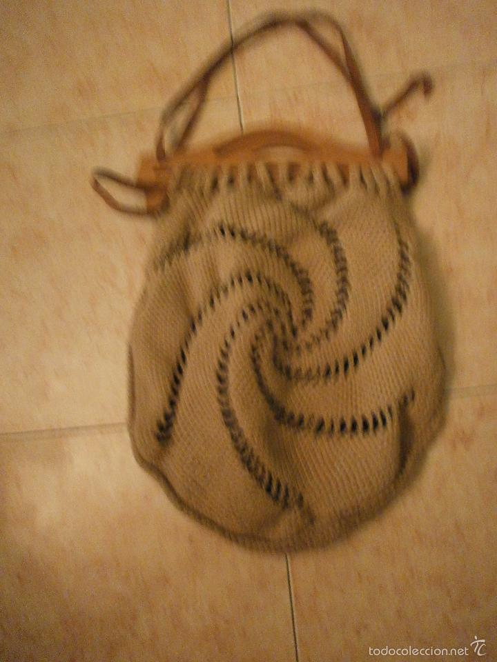 Vintage: FANTASTICA BOLSA DE GANCHILLO - Foto 2