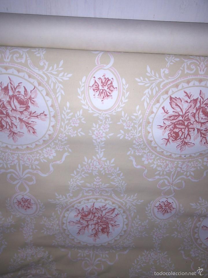 Vintage: Rollo de papel de pared a&ntilde;os 60-70 - Foto 2
