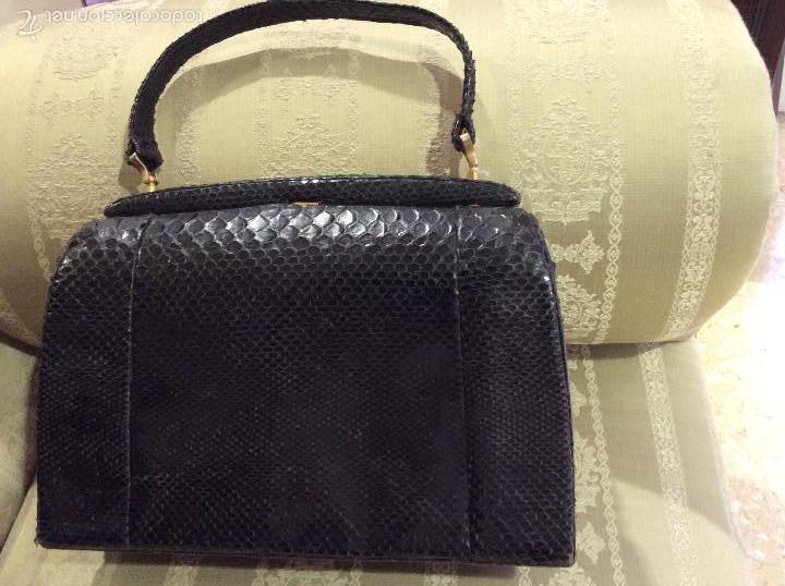 Vintage: BOLSO DE SERPIENTE A&Ntilde;OS 50 - Foto 2