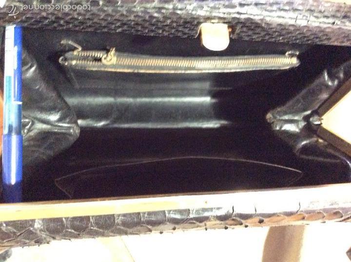 Vintage: BOLSO DE SERPIENTE A&Ntilde;OS 50 - Foto 3