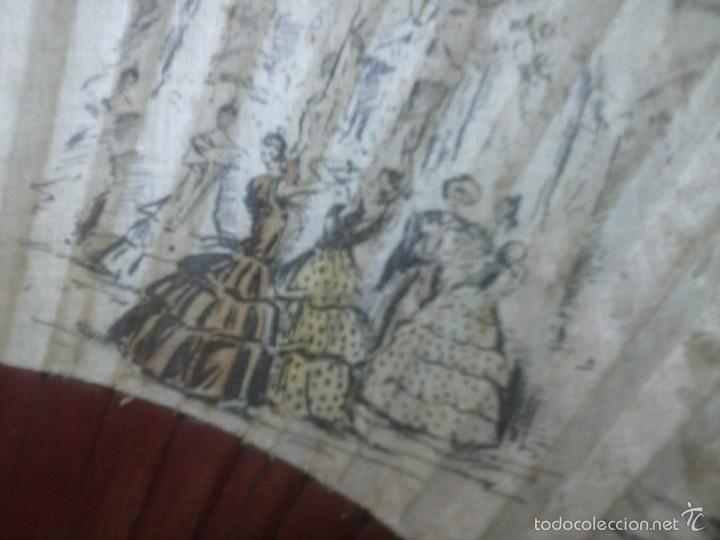 Vintage: ABANICO ANT&Iacute;GUO-SEVILLA . - Foto 2