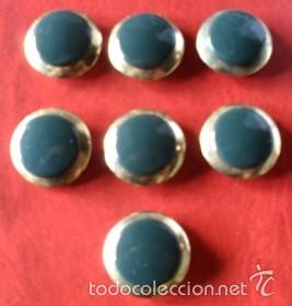 Vintage: Siete botones vintage de pl&aacute;stico - Foto 1