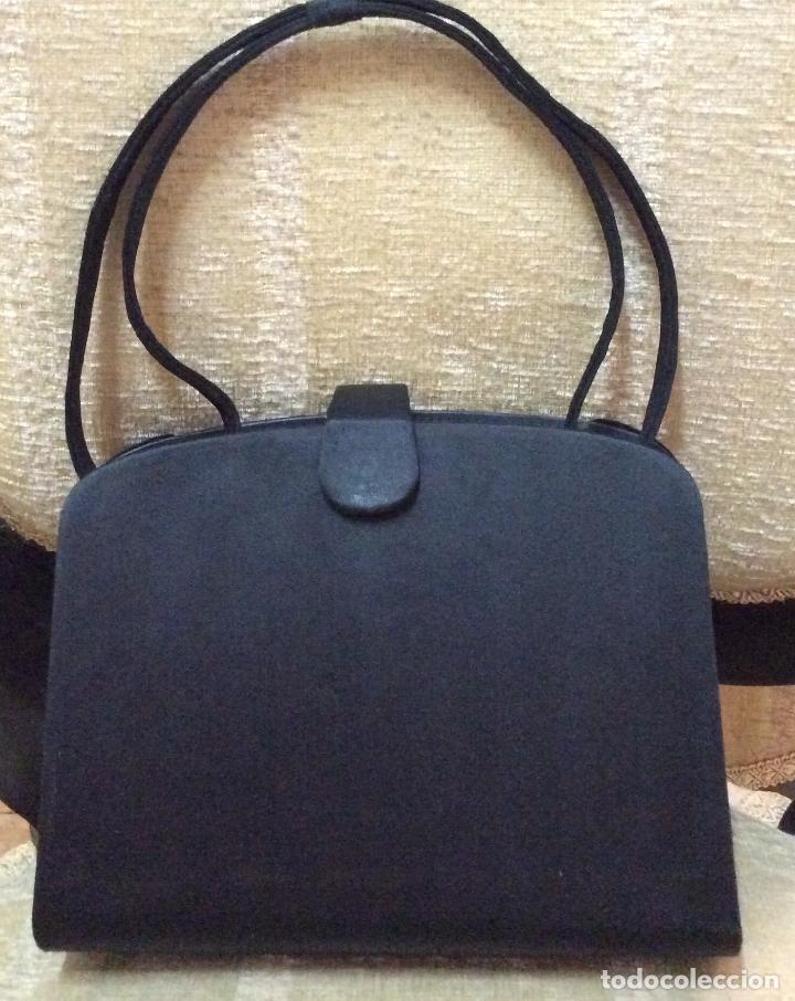 Vintage: BOLSO DE RASO A&Ntilde;OS 70 - Foto 2