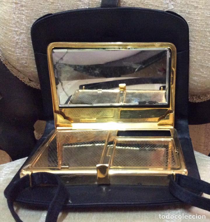 Vintage: BOLSO DE RASO A&Ntilde;OS 70 - Foto 4