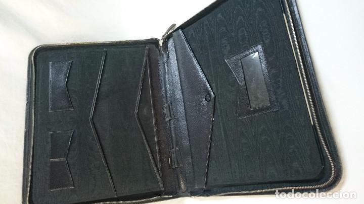 Vintage: ANTIGUA CARTERA DE PIEL CON SECANTE - Foto 2