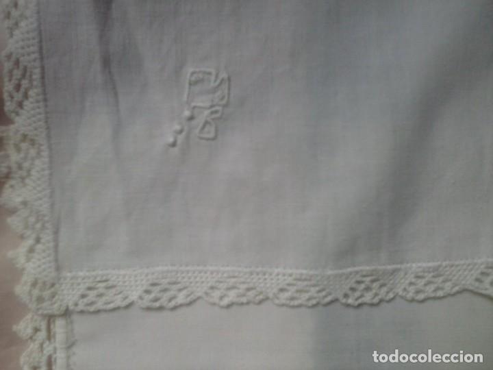 Vintage: LOTE DE 9 PA&Ntilde;UELOS A&Ntilde;OS 40 . - Foto 5