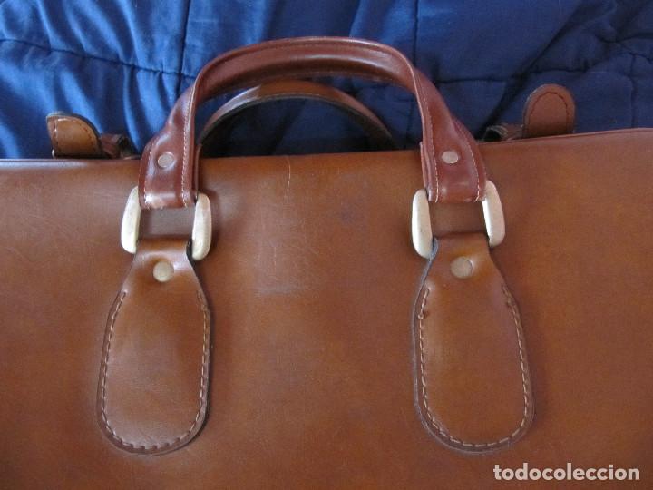 Vintage: Maleta antigua marron - Foto 2