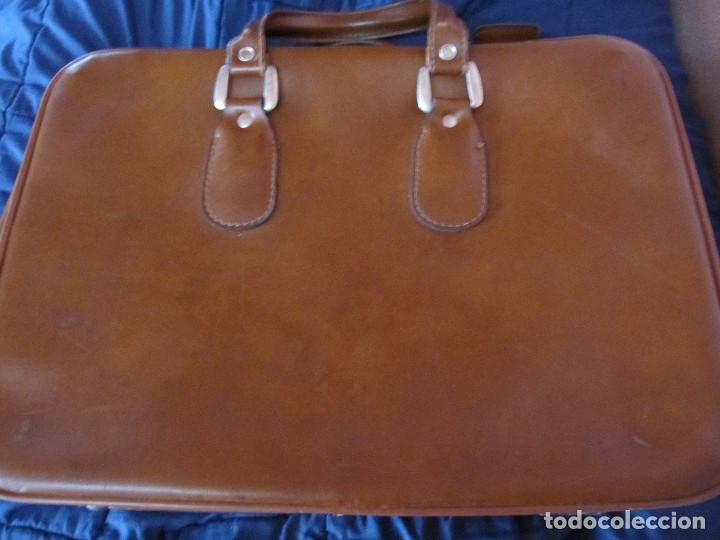 Vintage: Maleta antigua marron - Foto 4